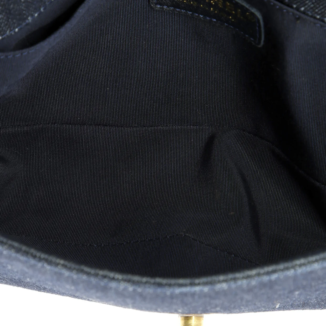 Boy Flap Bag Quilted Tweed With Denim Old Medium - Deep Luxury