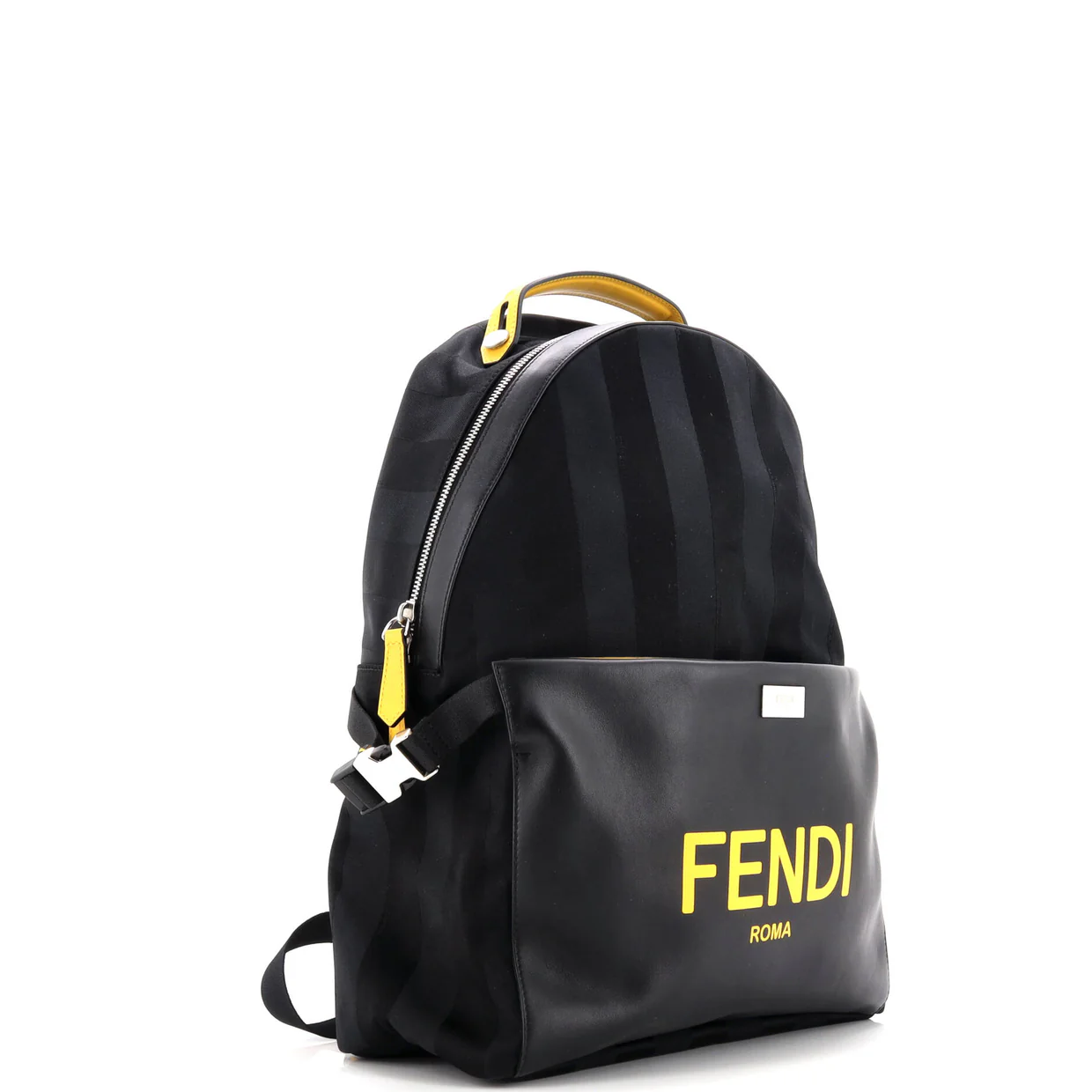 Essential Backpack Pequin Nylon and Leather - Deep Luxury