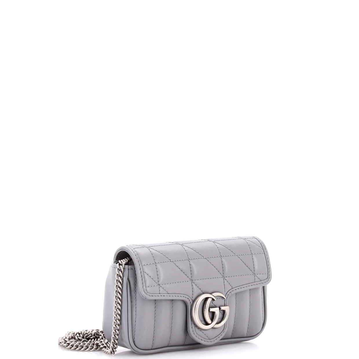 GG Marmont Flap Bag Mixed Matelasse Leather Super Mini - Deep Luxury