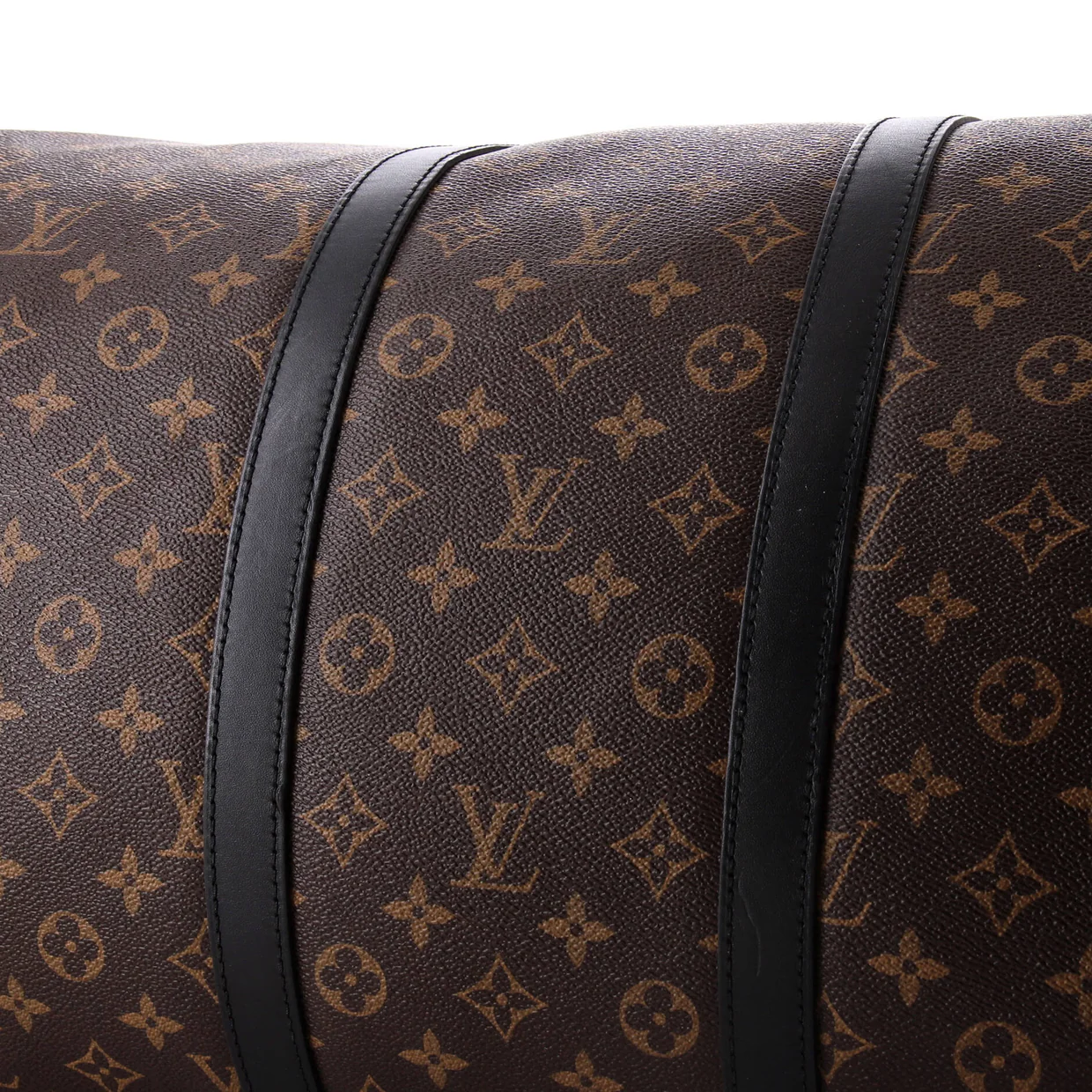 Keepall Bandouliere Bag Macassar Monogram Canvas 55 - Deep Luxury