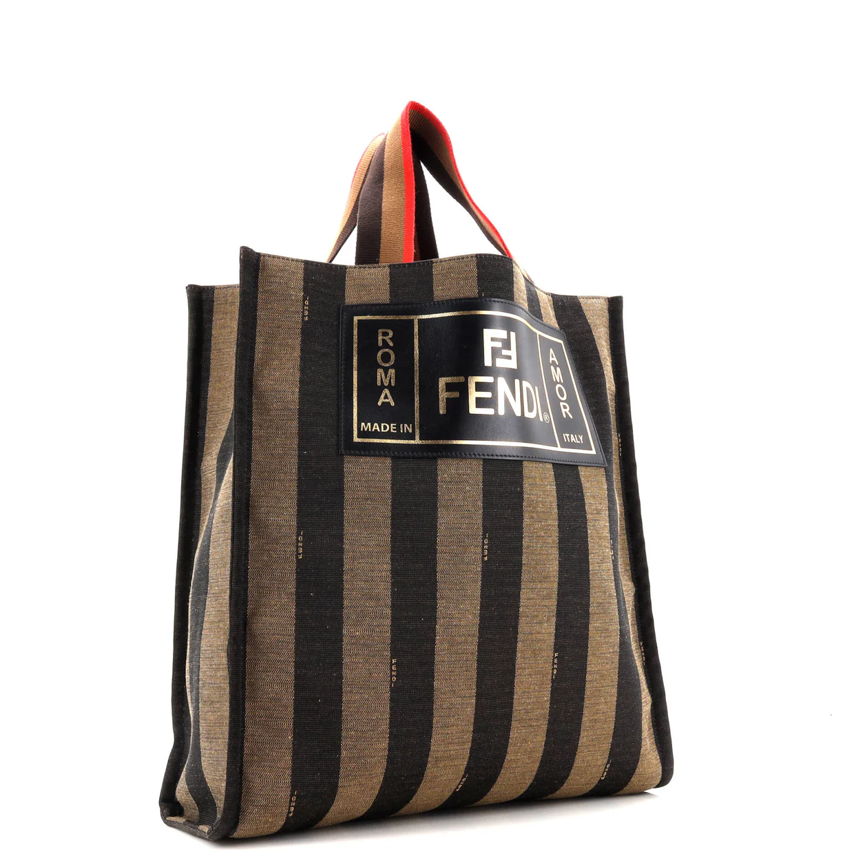 Logo Shopping Tote Pequin Canvas Tall - Deep Luxury
