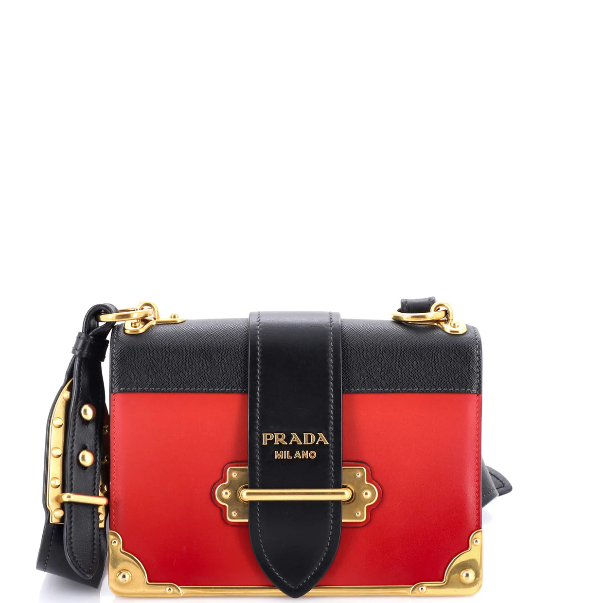 Cahier Crossbody Bag Crystal Embellished Leather Small - Deep Luxury