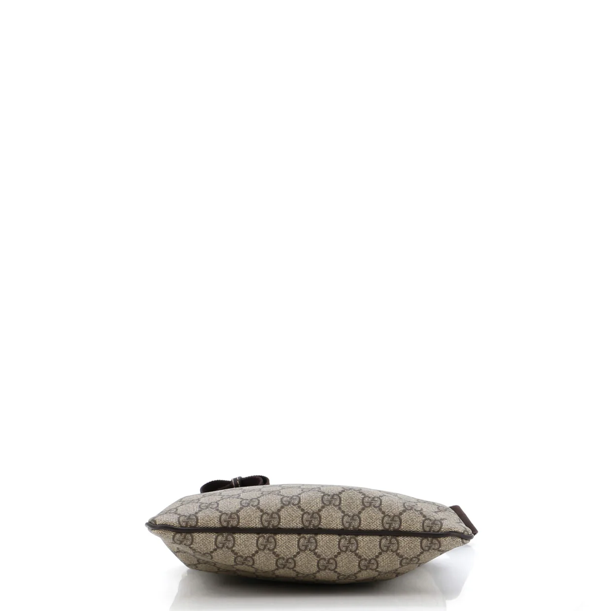 Zip Top Messenger Bag GG Coated Canvas Small - Deep Luxury