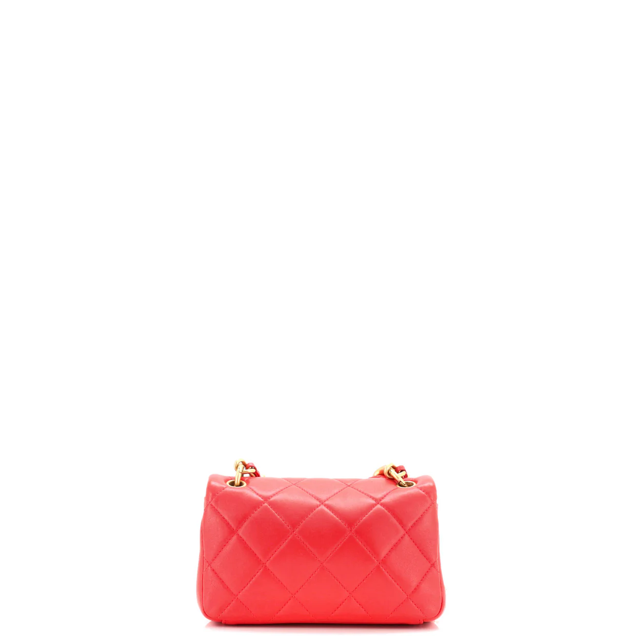 Chain Is More Flap Bag Quilted Lambskin Small - Deep Luxury
