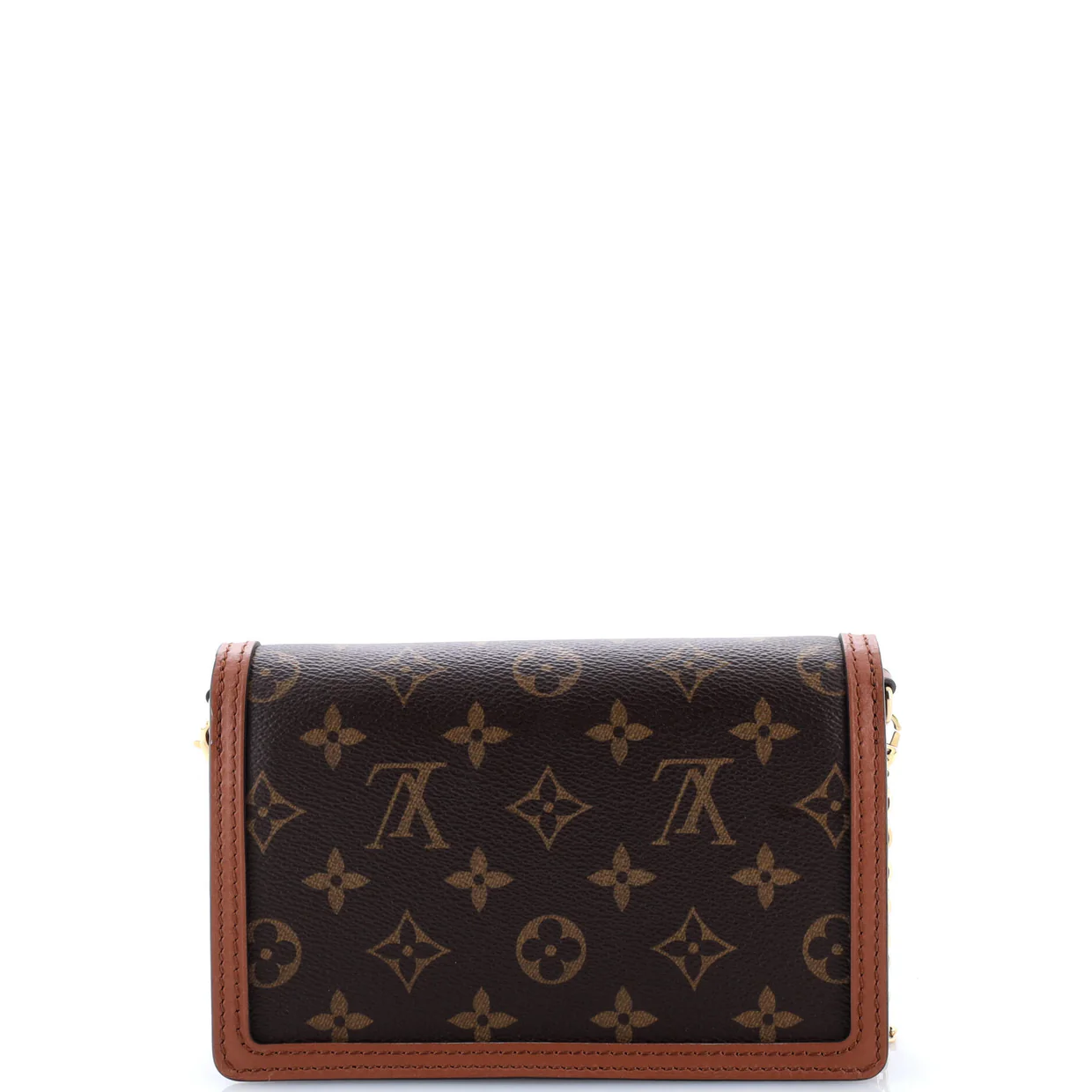 Dauphine Chain Wallet Reverse Monogram Canvas - Deep Luxury