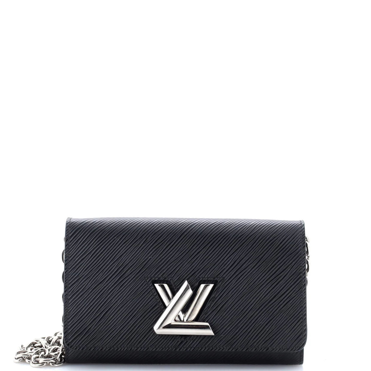 Twist Chain Wallet Epi Leather - Deep Luxury