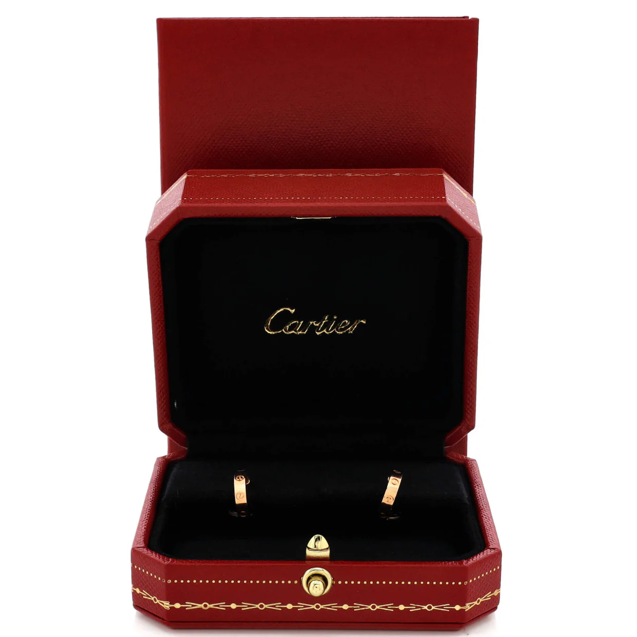 Love Hoop Earrings 18K Rose Gold Small - Deep Luxury