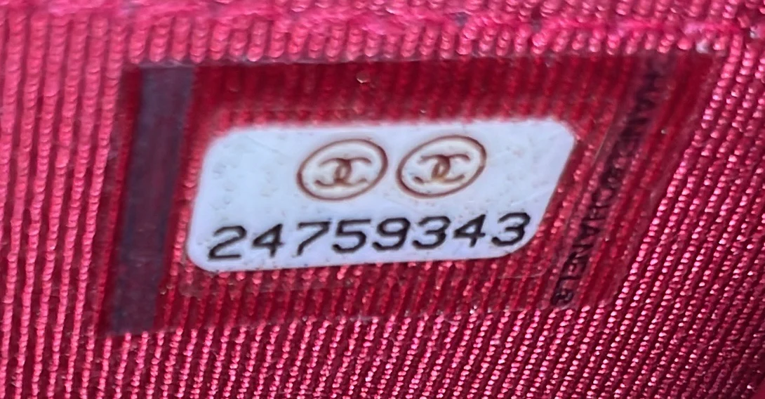 Gabrielle Wallet on Chain Quilted Aged Calfskin - Deep Luxury