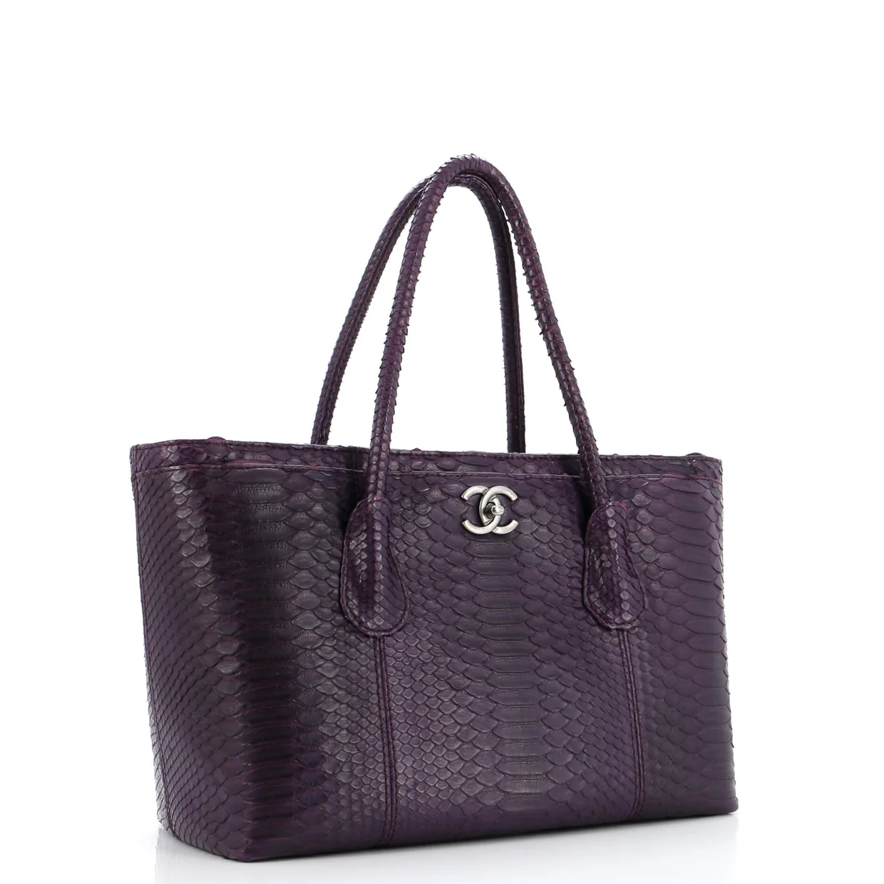 Shopping Tote Python Medium - Deep Luxury