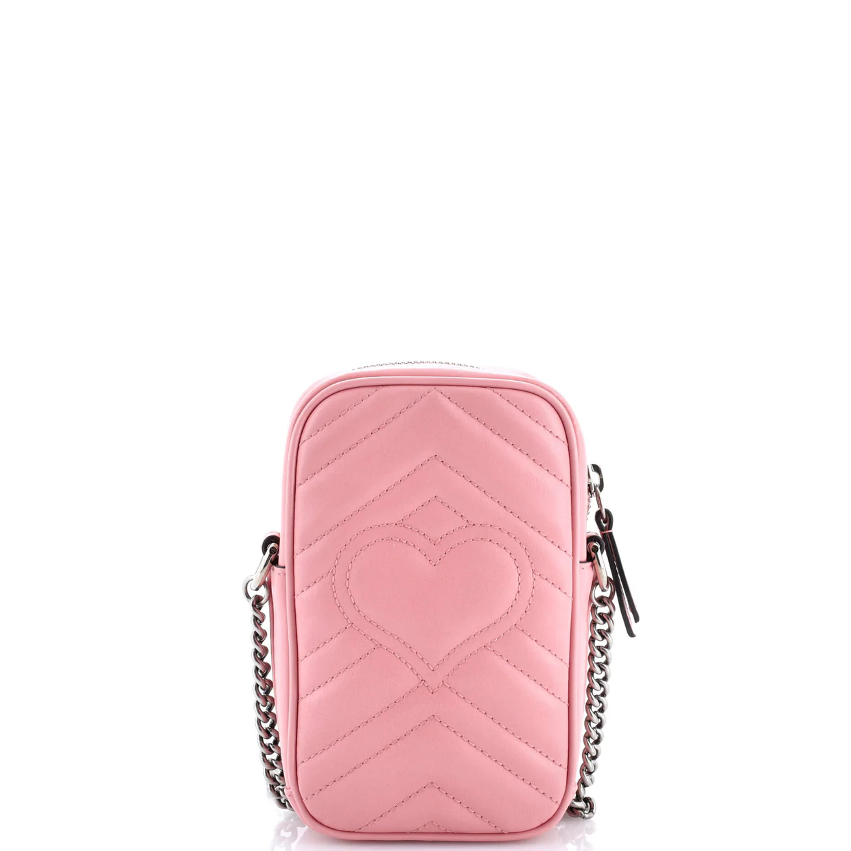 GG Marmont Vertical Phone Crossbody Bag Matelasse Leather Mini - Deep Luxury