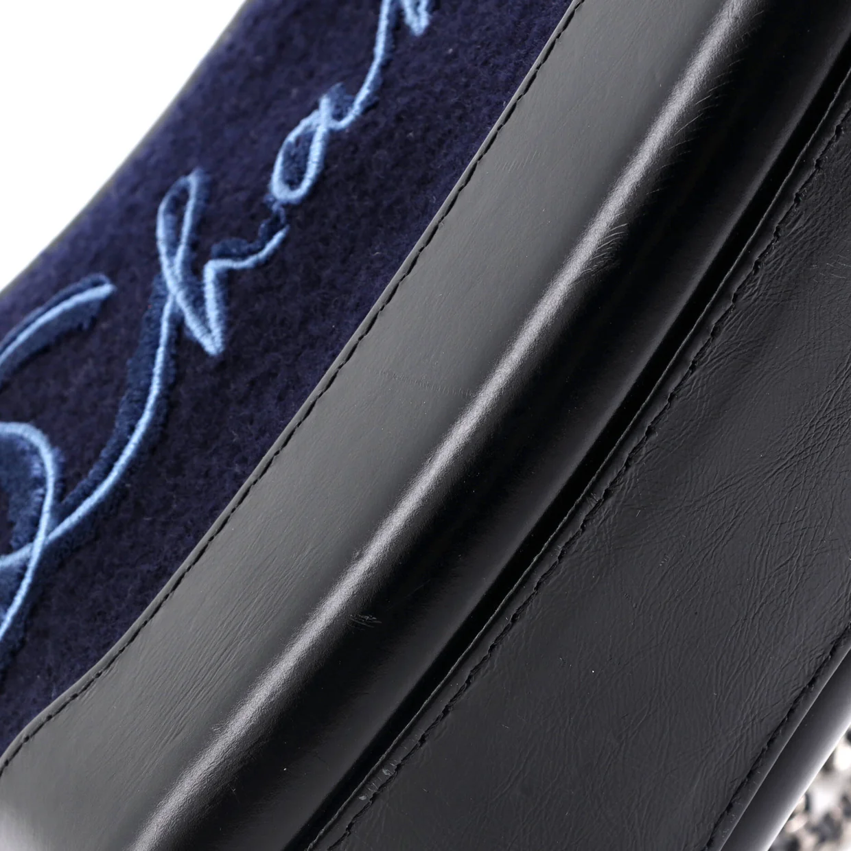 Paris-Hamburg Gabrielle Hobo Embroidered Wool and Calfskin Small - Deep Luxury