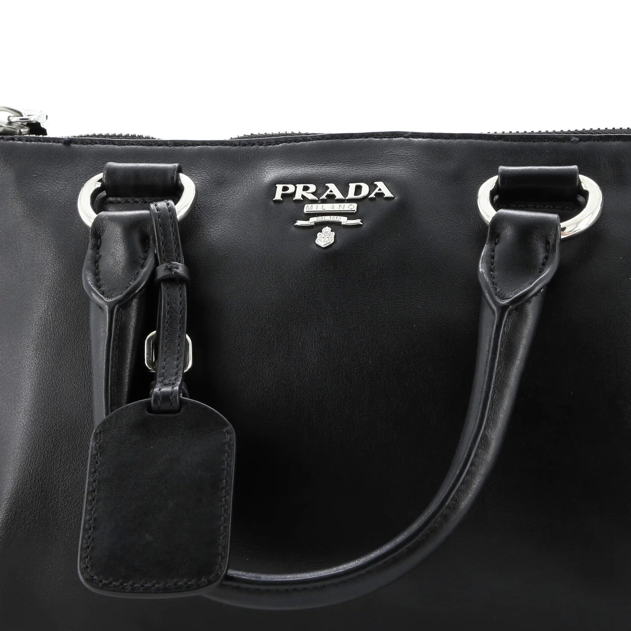 Double Zip Convertible Tote Soft Calf Medium - Deep Luxury