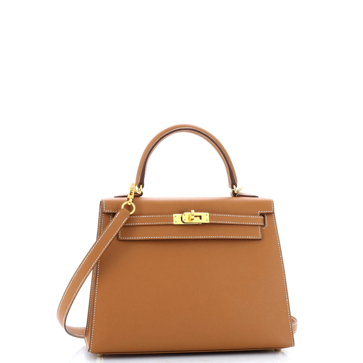 Kelly Handbag Gold Epsom with Gold Hardware 25 - Deep Luxury