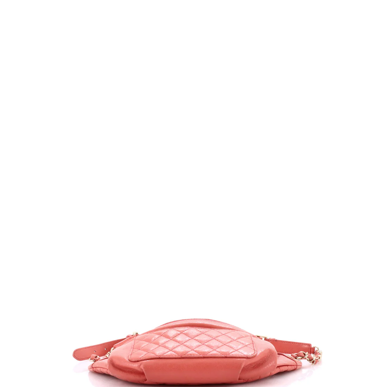 Bi Classic Waist Bag Quilted Crumpled Calfskin - Deep Luxury