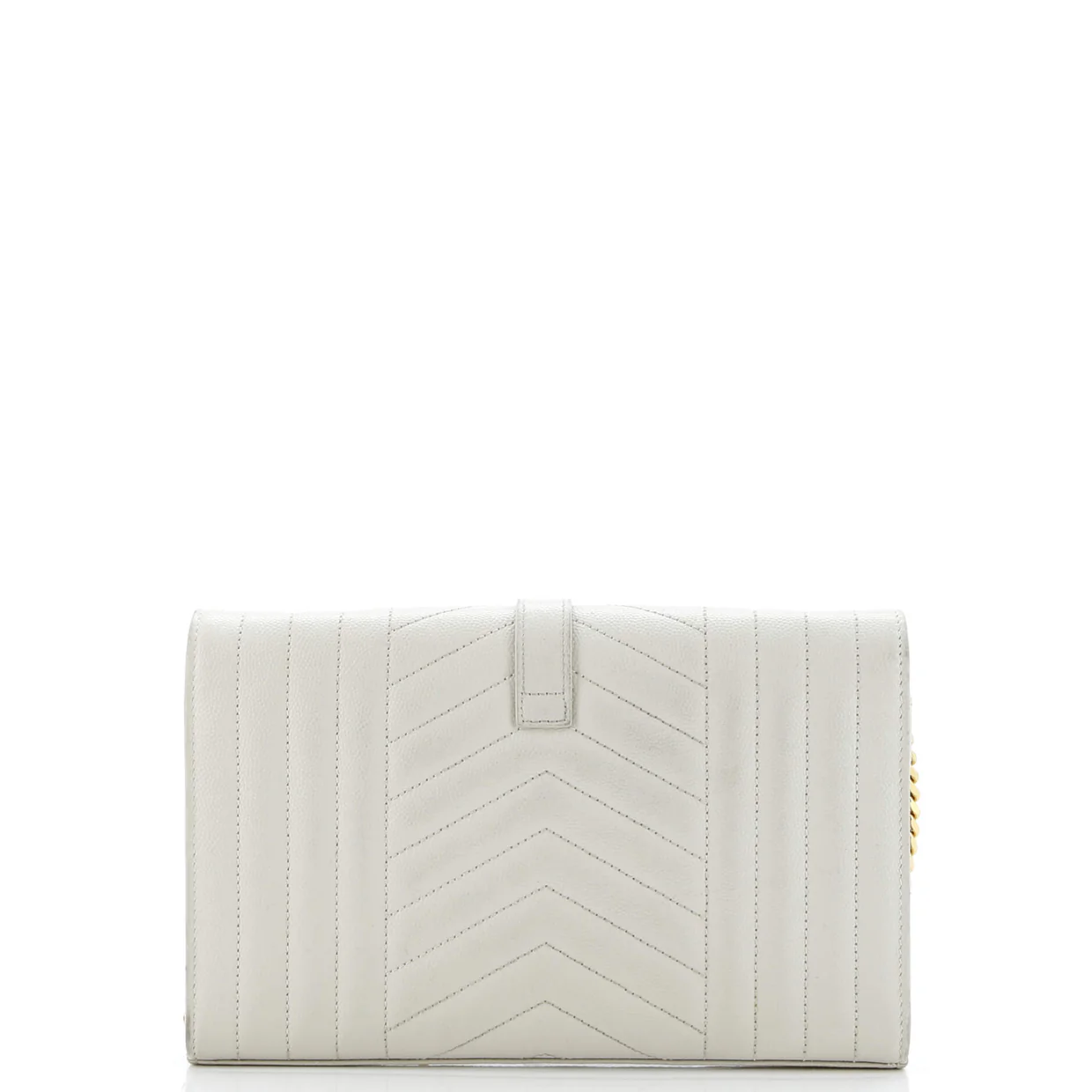 Classic Monogram Chain Wallet Mixed Matelasse Leather Medium - Deep Luxury