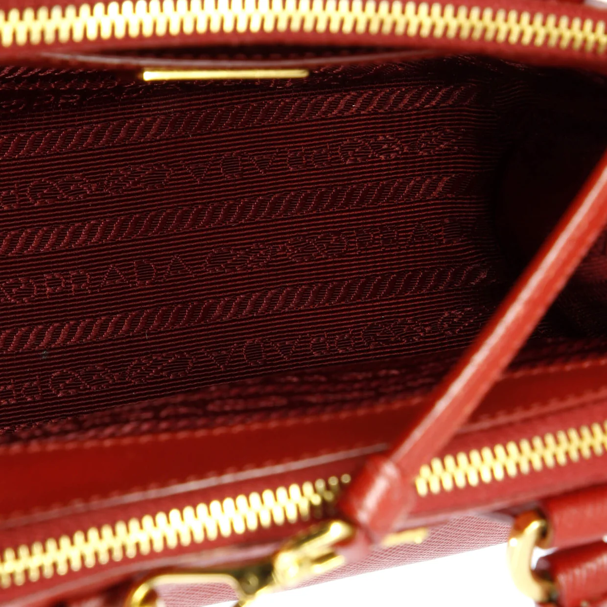 Galleria Double Zip Tote Saffiano Leather Mini - Deep Luxury