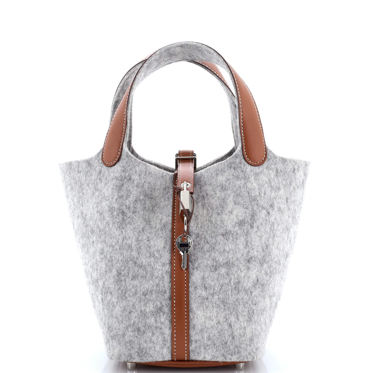 Picotin Lock Bag Felt with Leather PM - Deep Luxury