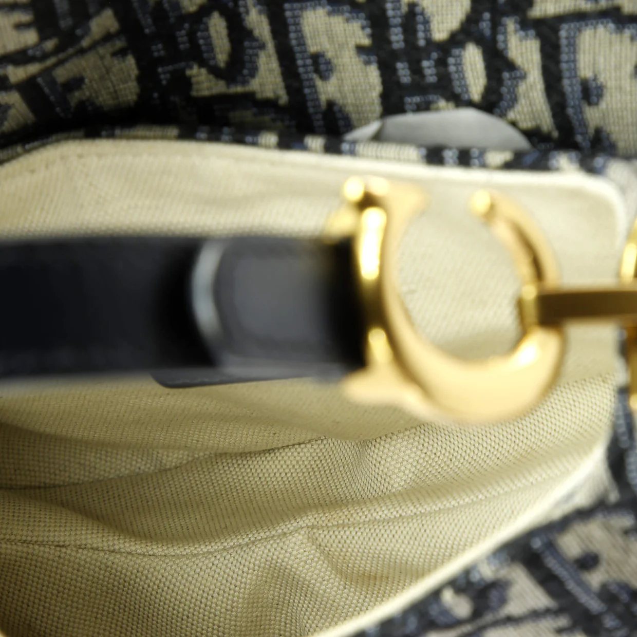 Saddle Handbag Oblique Canvas Mini - Deep Luxury