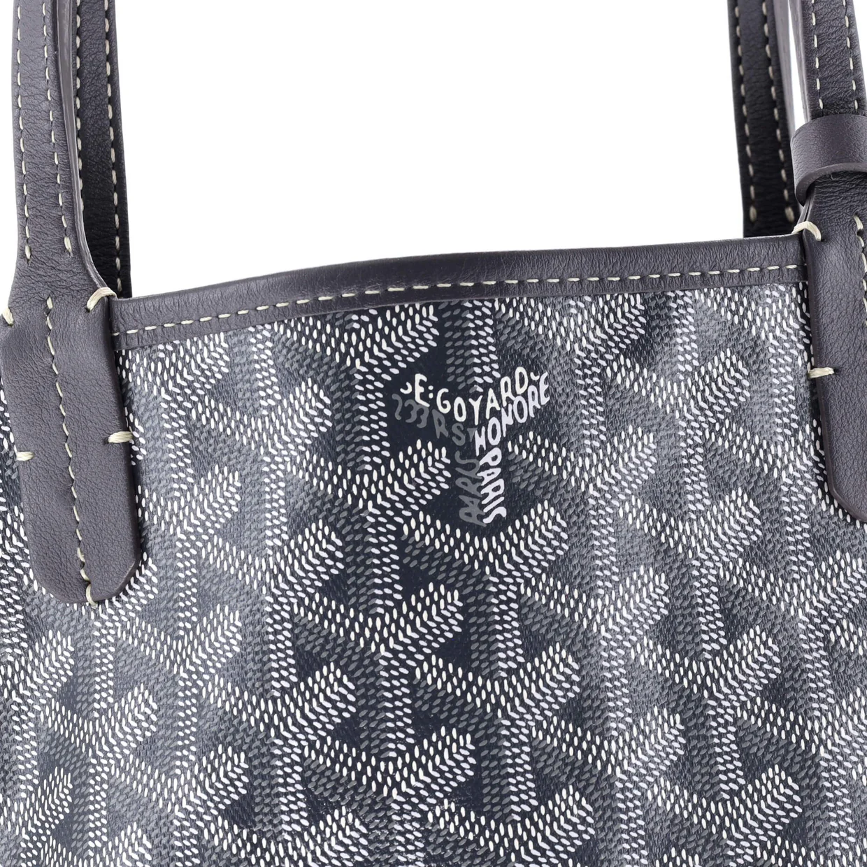 Anjou Reversible Tote Coated Canvas Mini - Deep Luxury