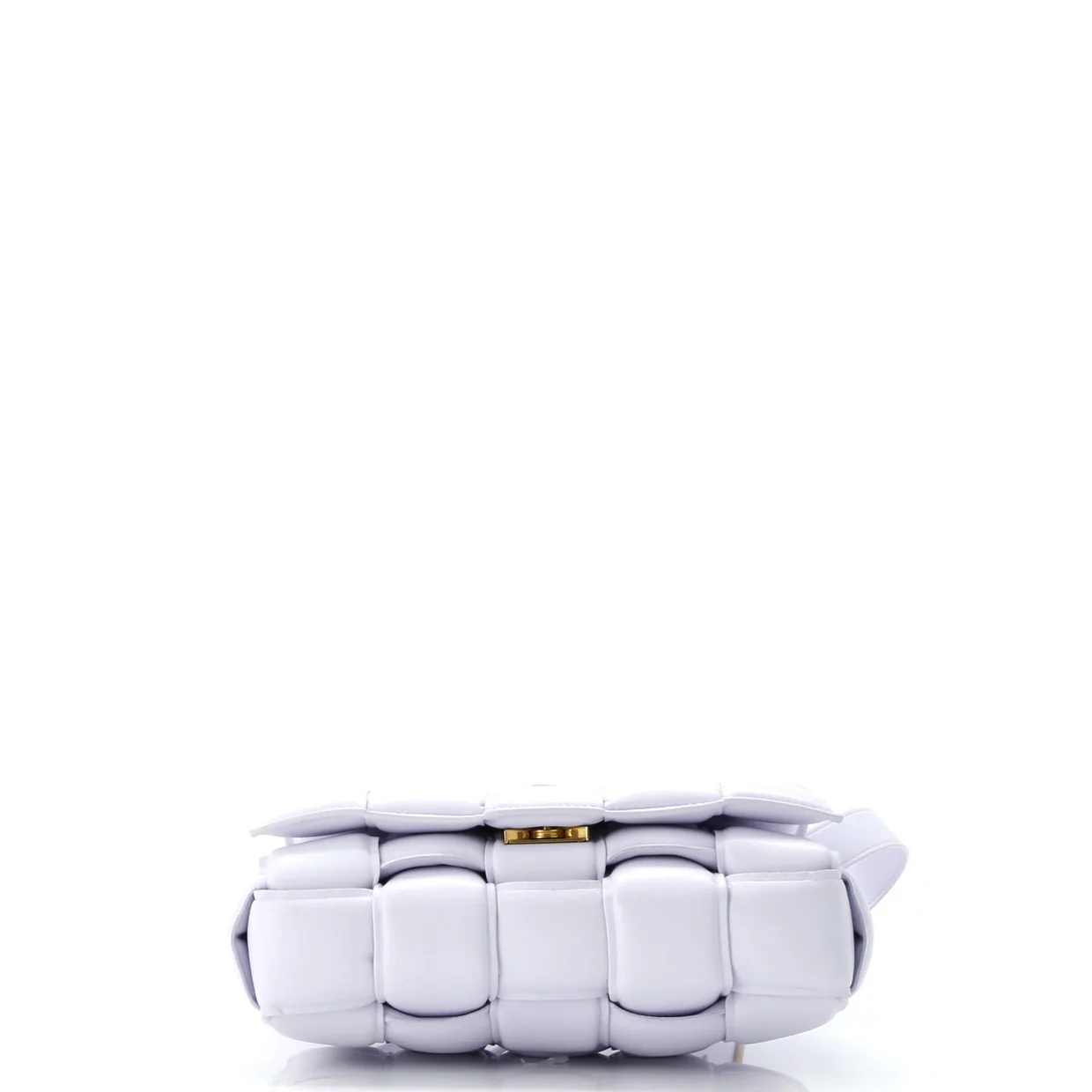 Cassette Crossbody Bag Padded Maxi Intrecciato Leather - Deep Luxury