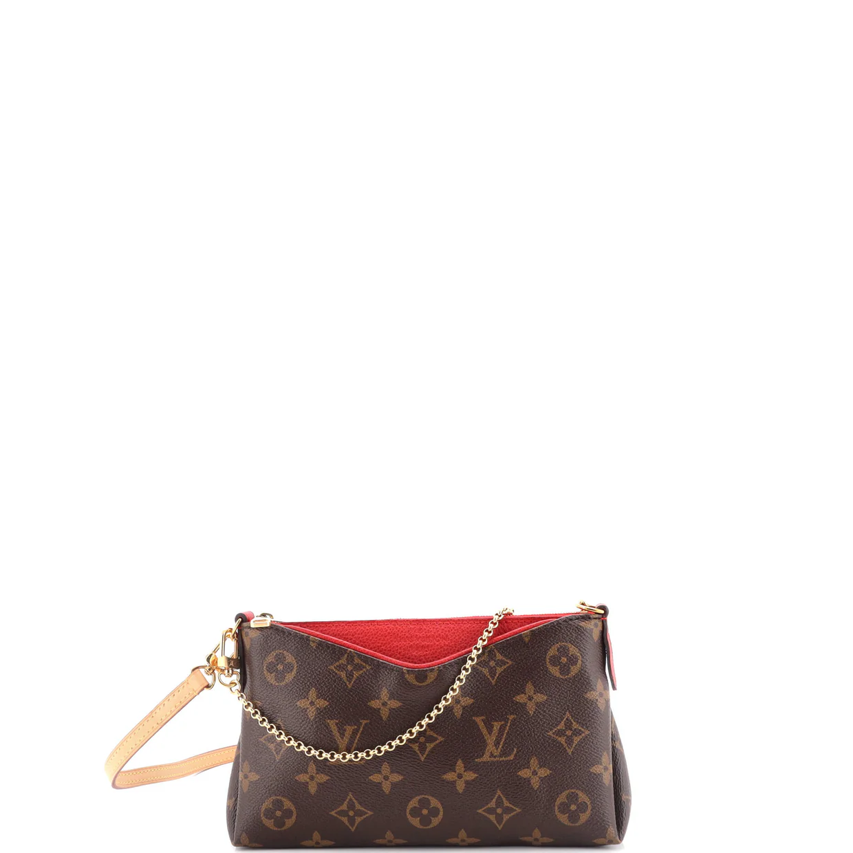 Pallas Clutch Monogram Canvas with Leather - Deep Luxury