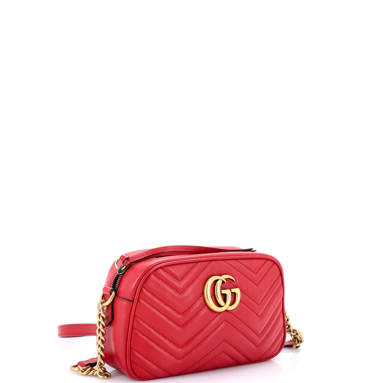 GG Marmont Shoulder Bag Matelasse Leather Small - Deep Luxury