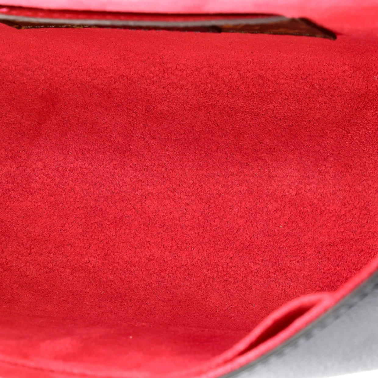 Twist Handbag Leather and Monogram Teddy Shearling MM - Deep Luxury