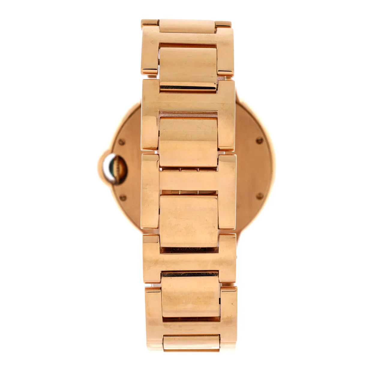 Ballon Bleu de Cartier Automatic Watch Rose Gold with Diamond Markers 36 - Deep Luxury