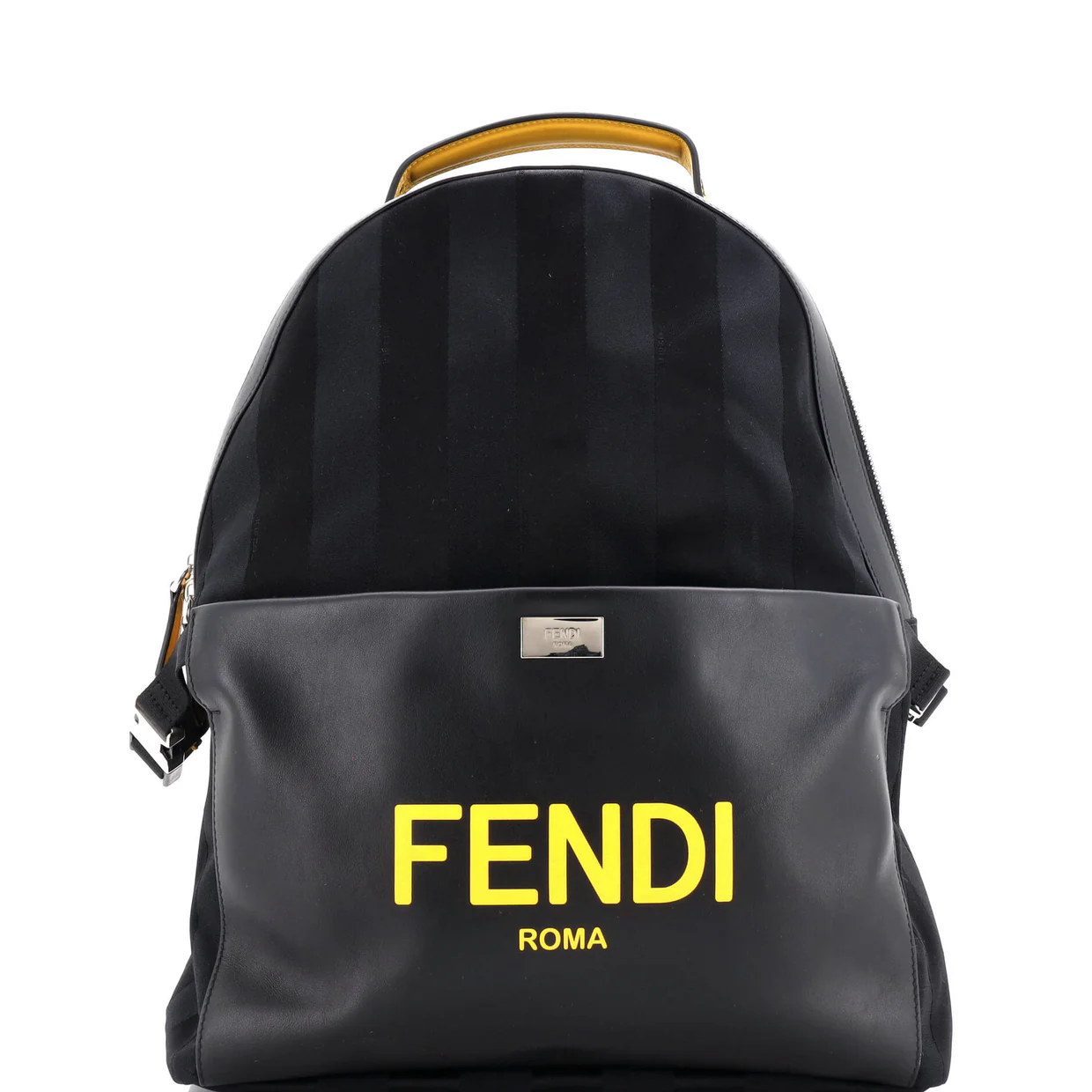 Essential Backpack Pequin Nylon and Leather - Deep Luxury