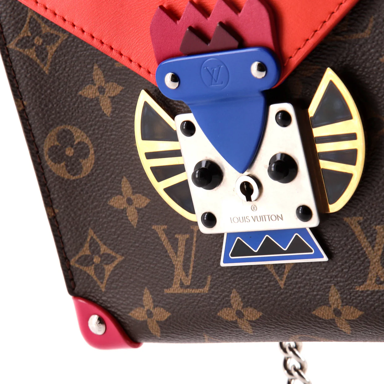 Tribal Mask Pochette Monogram Canvas GM - Deep Luxury