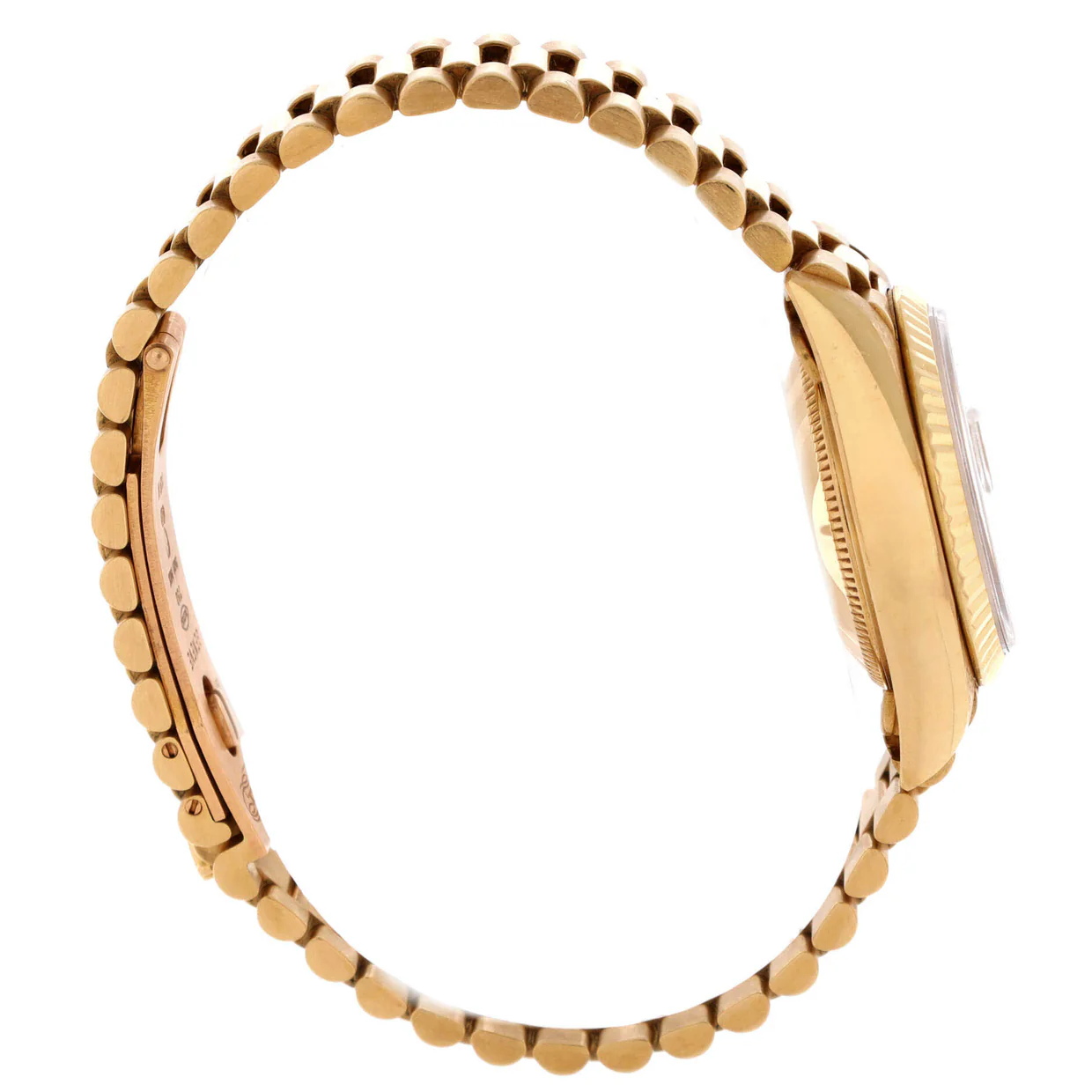 Oyster Perpetual President Datejust Automatic Watch Yellow Gold with Diamond Markers 26 - Deep Luxury