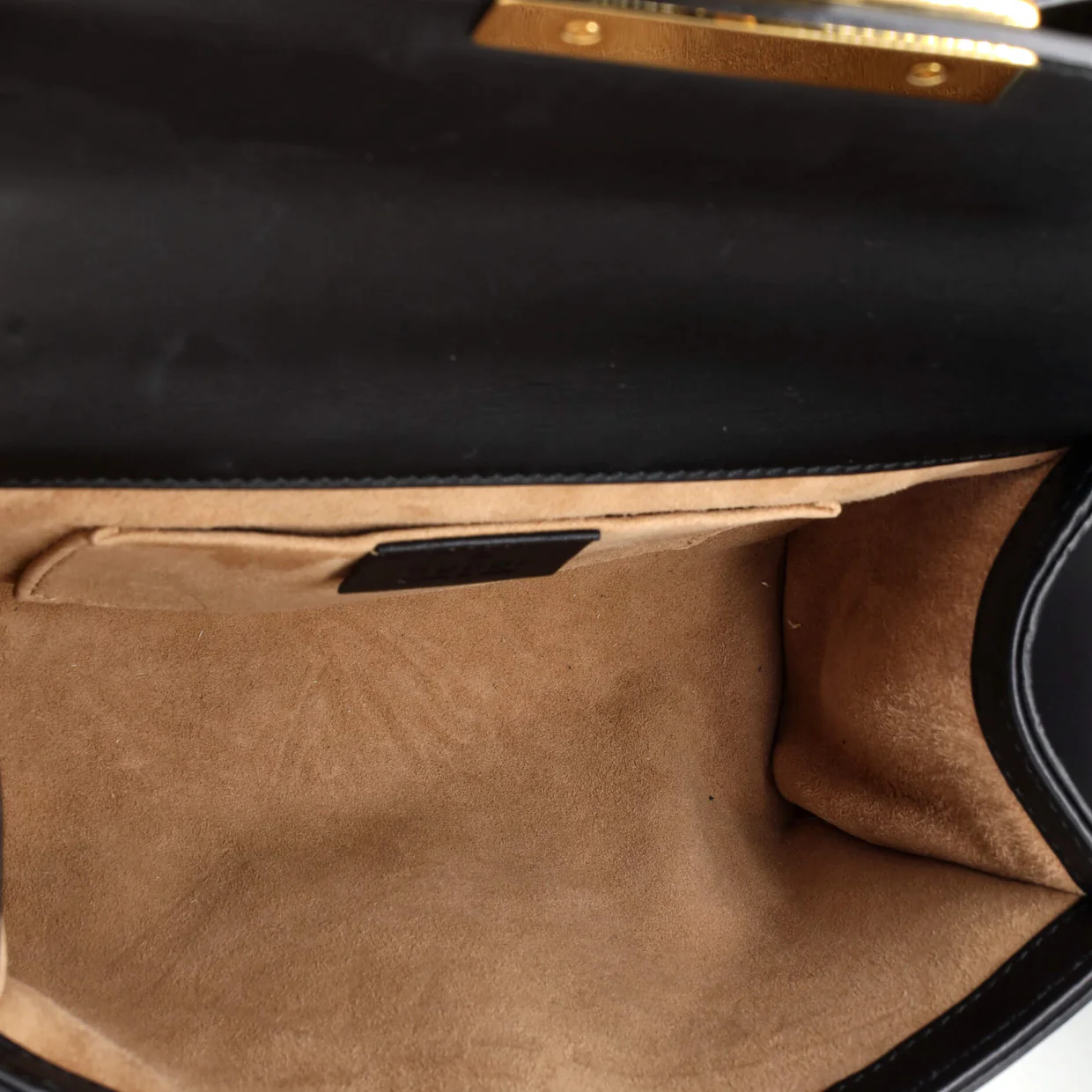 Pearly Padlock Shoulder Bag Studded Leather Small - Deep Luxury