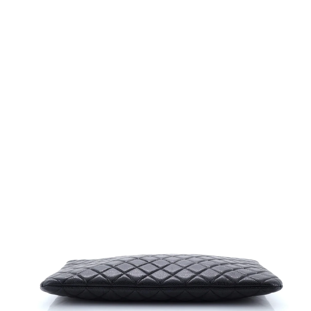 O Case Clutch Quilted Caviar Large - Deep Luxury
