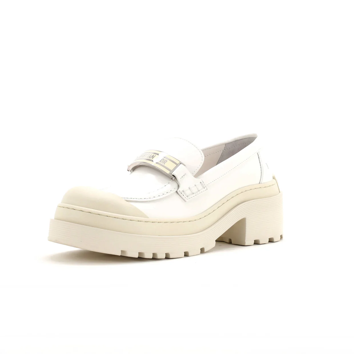 Women's Code Platform Loafers Leather - Deep Luxury