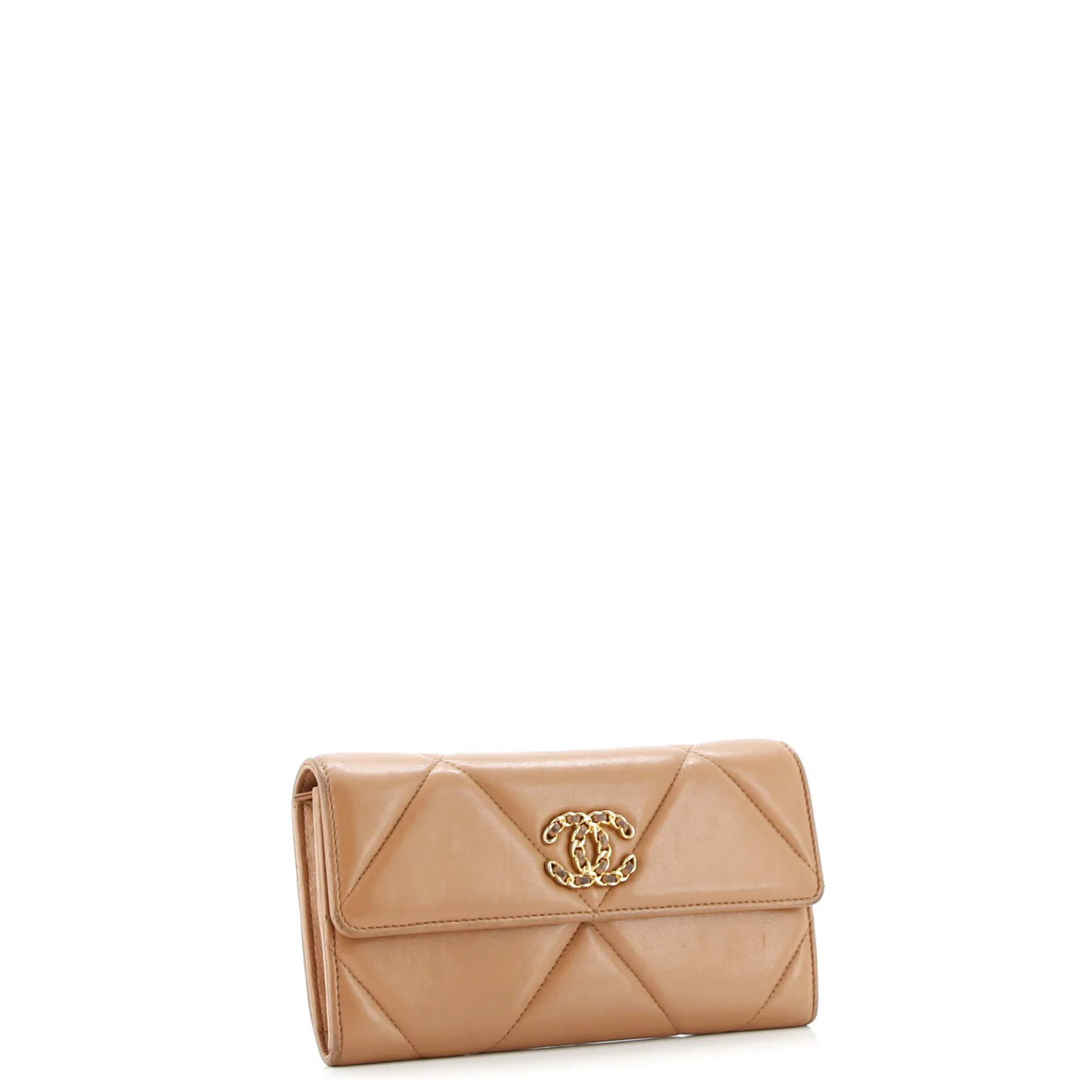 19 Flap Wallet Quilted Lambskin Long - Deep Luxury