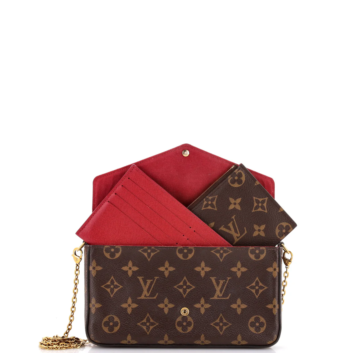 Felicie Pochette Monogram Canvas - Deep Luxury
