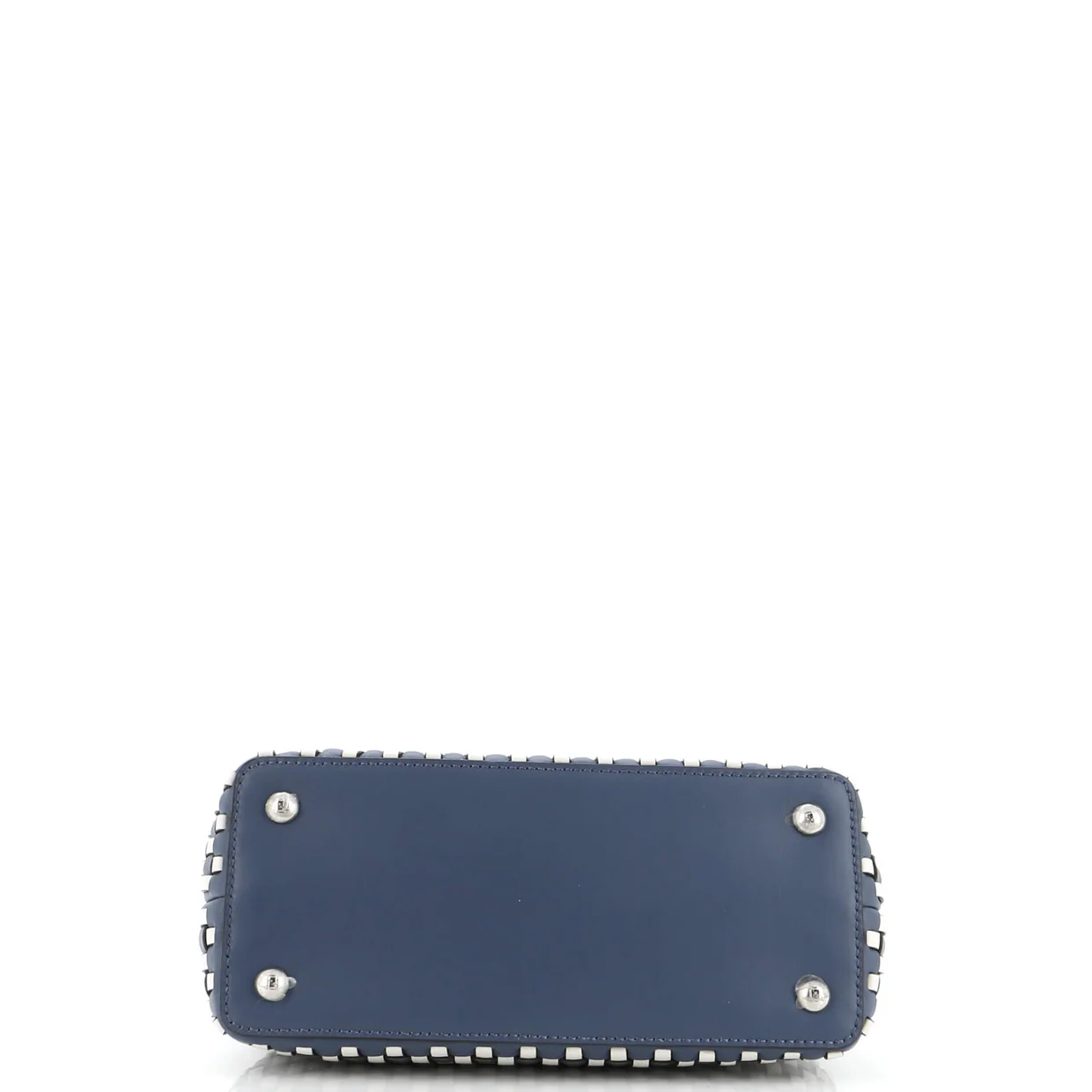 Peekaboo Bag Braided Leather Mini - Deep Luxury