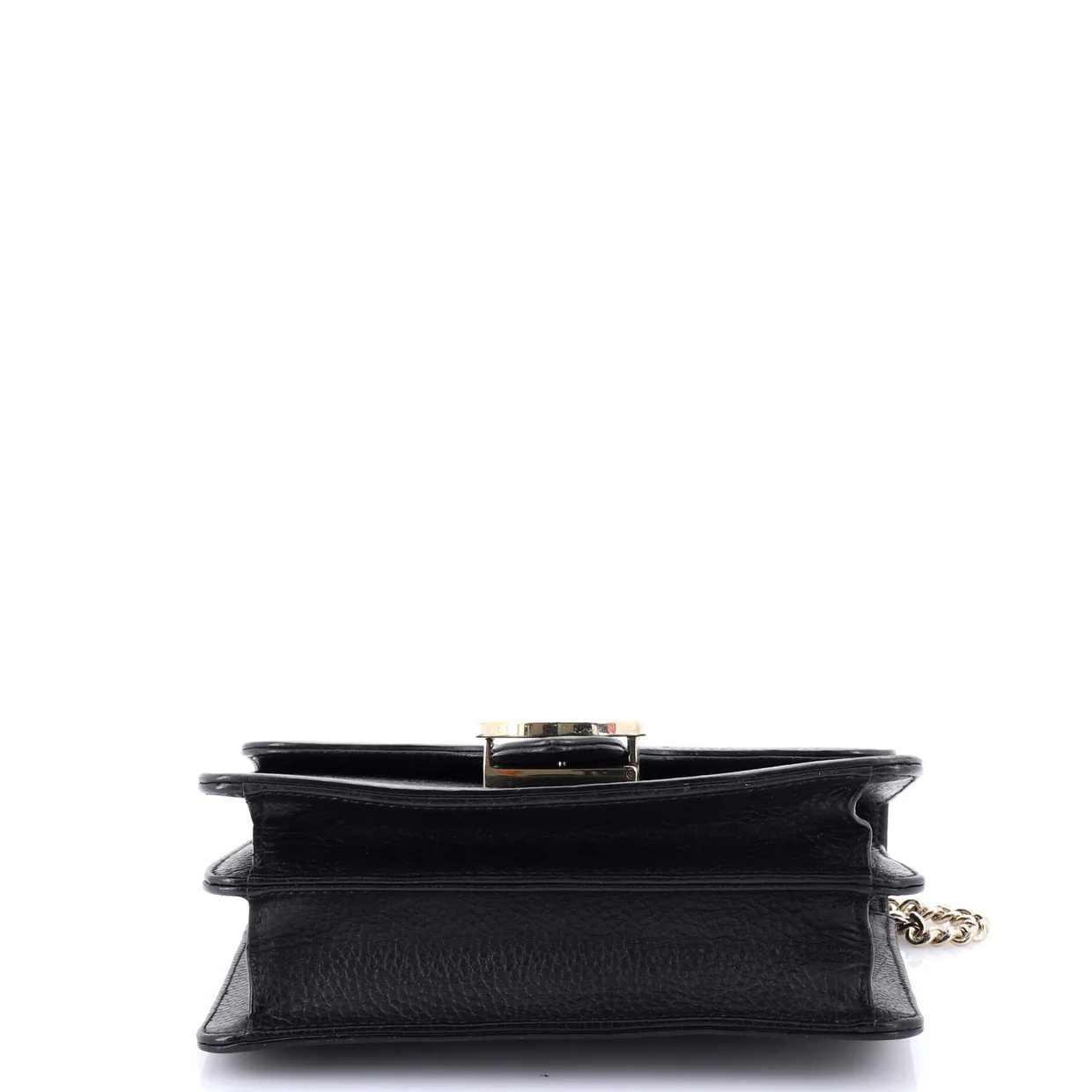 Interlocking Shoulder Bag Leather Small - Deep Luxury