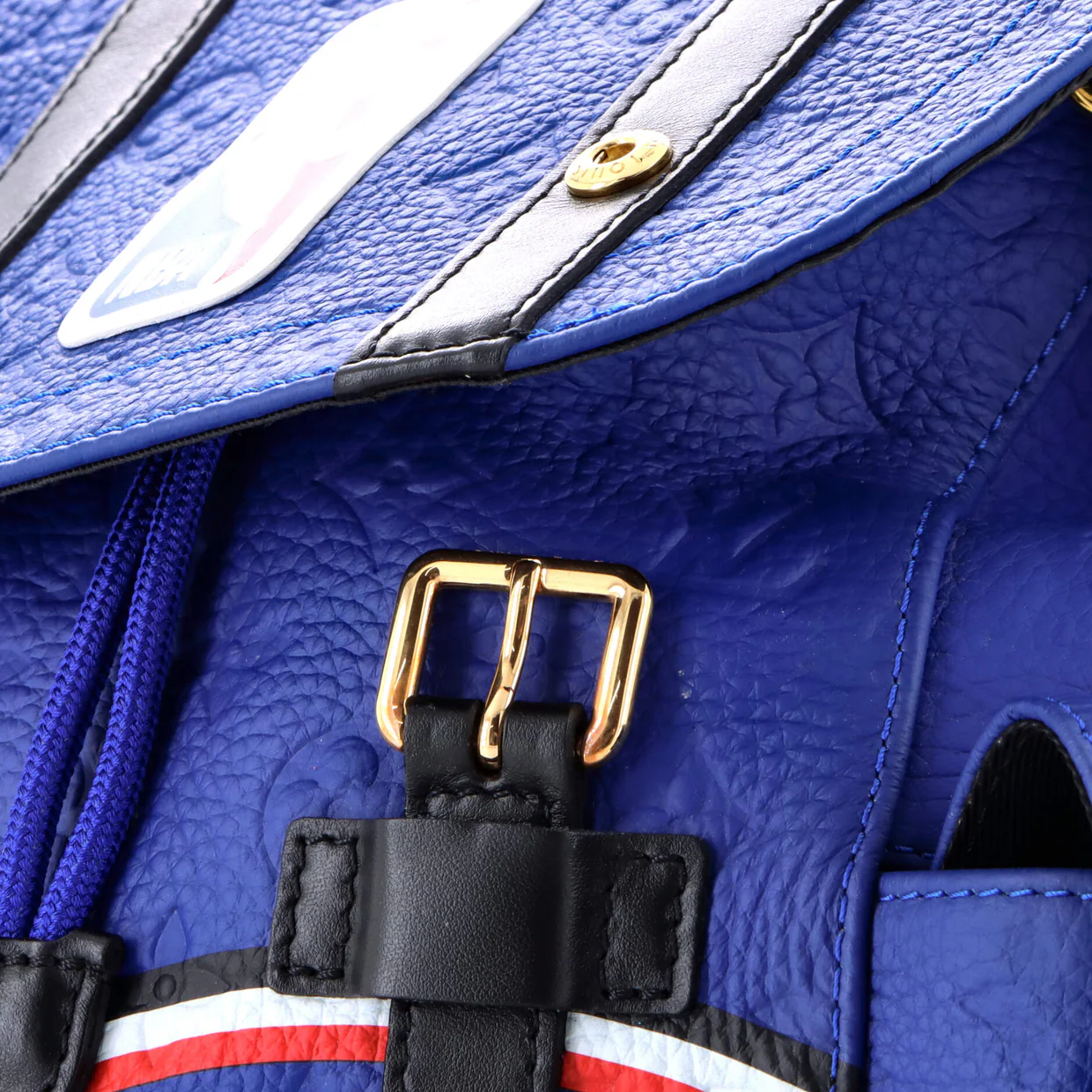 x NBA Christopher Backpack Printed Monogram Taurillon Leather MM - Deep Luxury