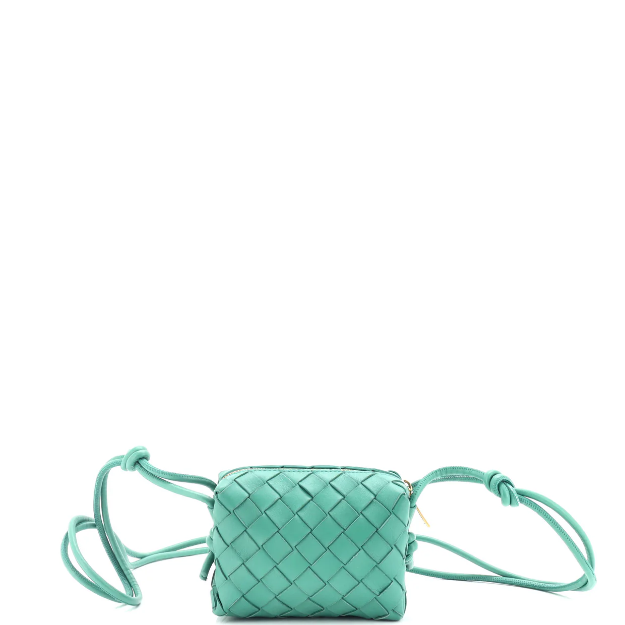 Loop Crossbody Bag Intrecciato Nappa Candy - Deep Luxury