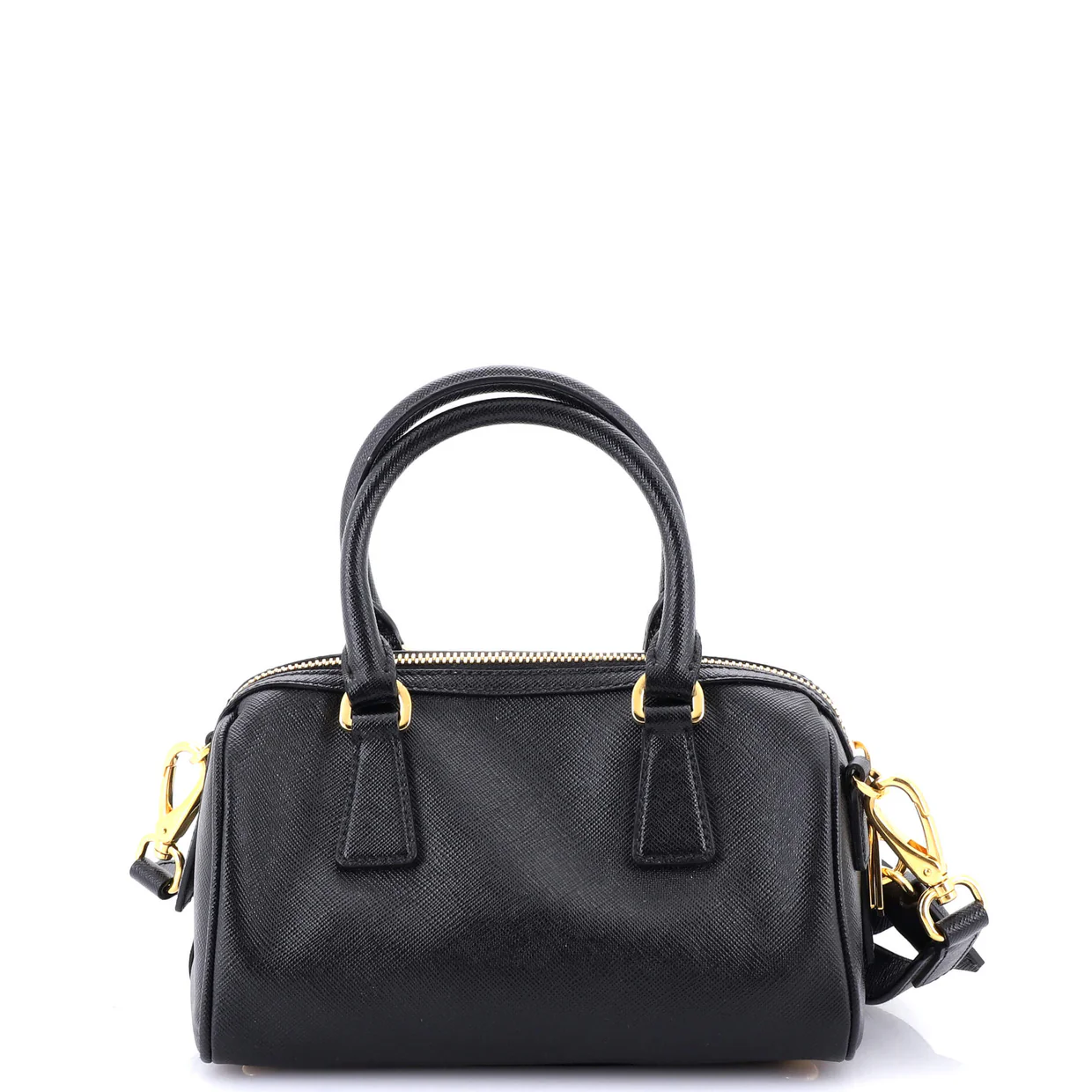 Lux Convertible Boston Bag Saffiano Leather Small - Deep Luxury