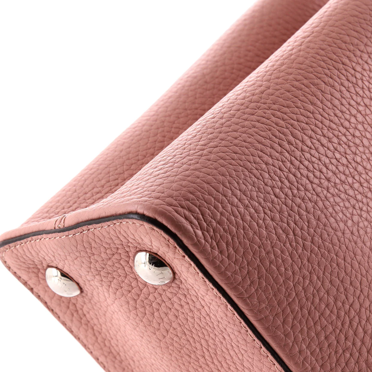 Capucines Bag Leather with Python PM - Deep Luxury