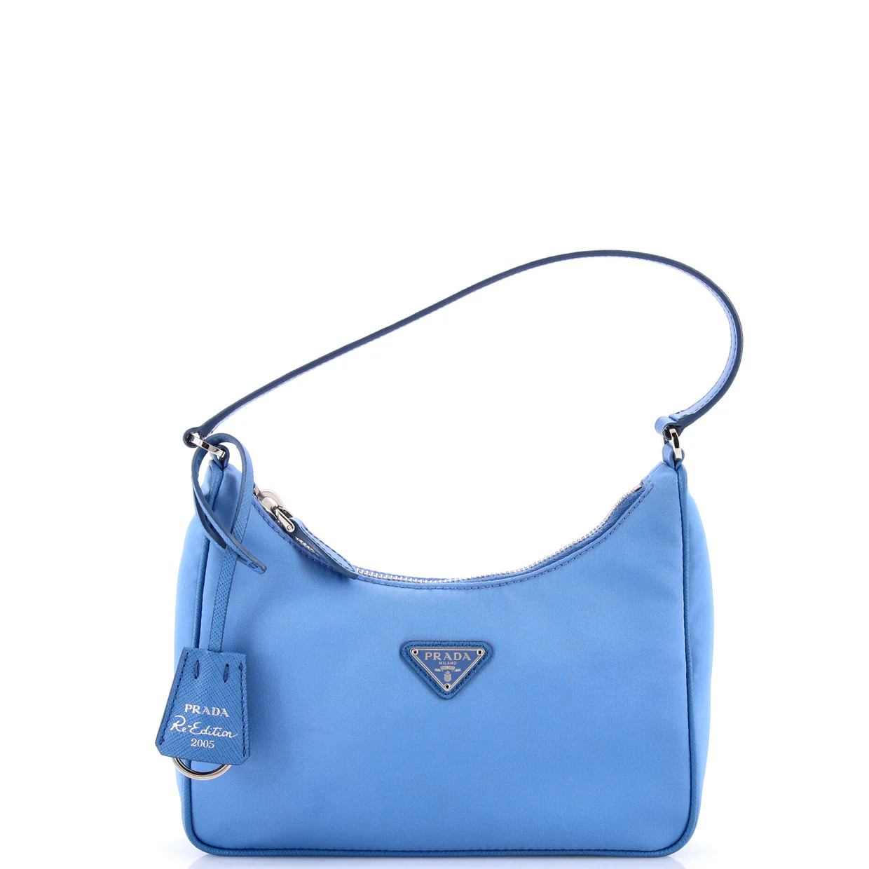 Re-Edition 2005 Hobo Tessuto with Saffiano Leather Mini - Deep Luxury