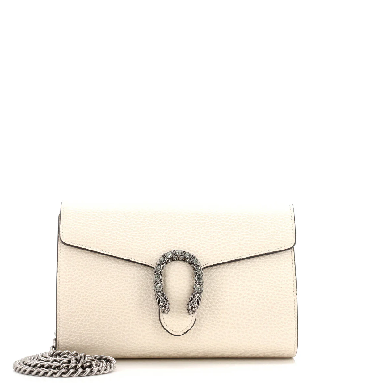 Dionysus Chain Wallet Leather with Embellished Detail Small - Deep Luxury