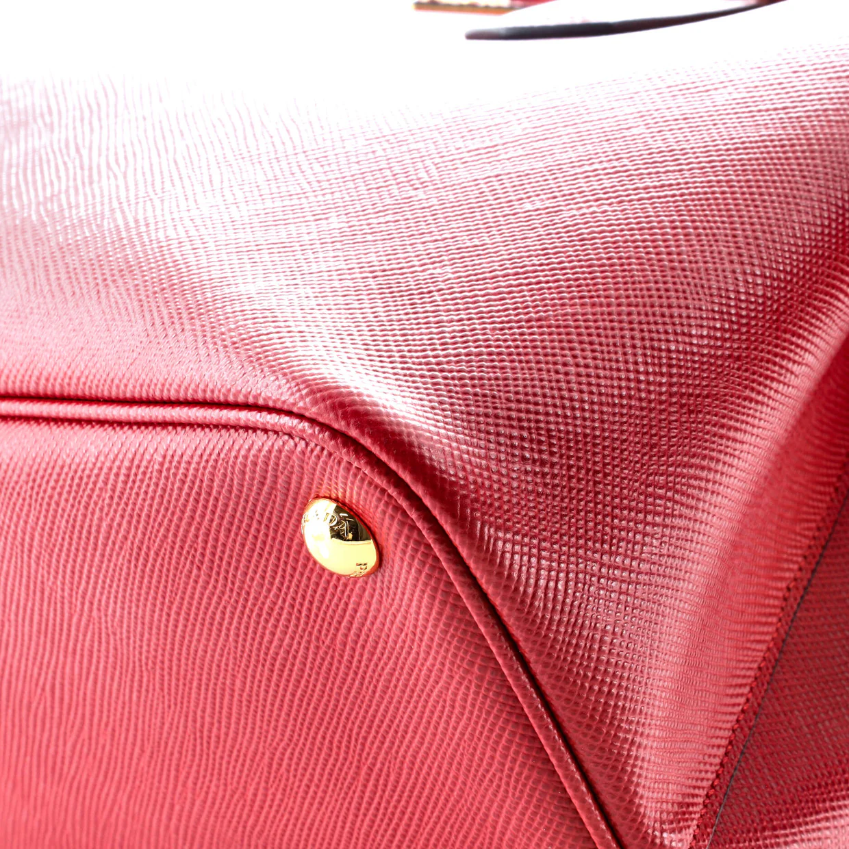 Cuir Double Tote Saffiano Leather Large - Deep Luxury