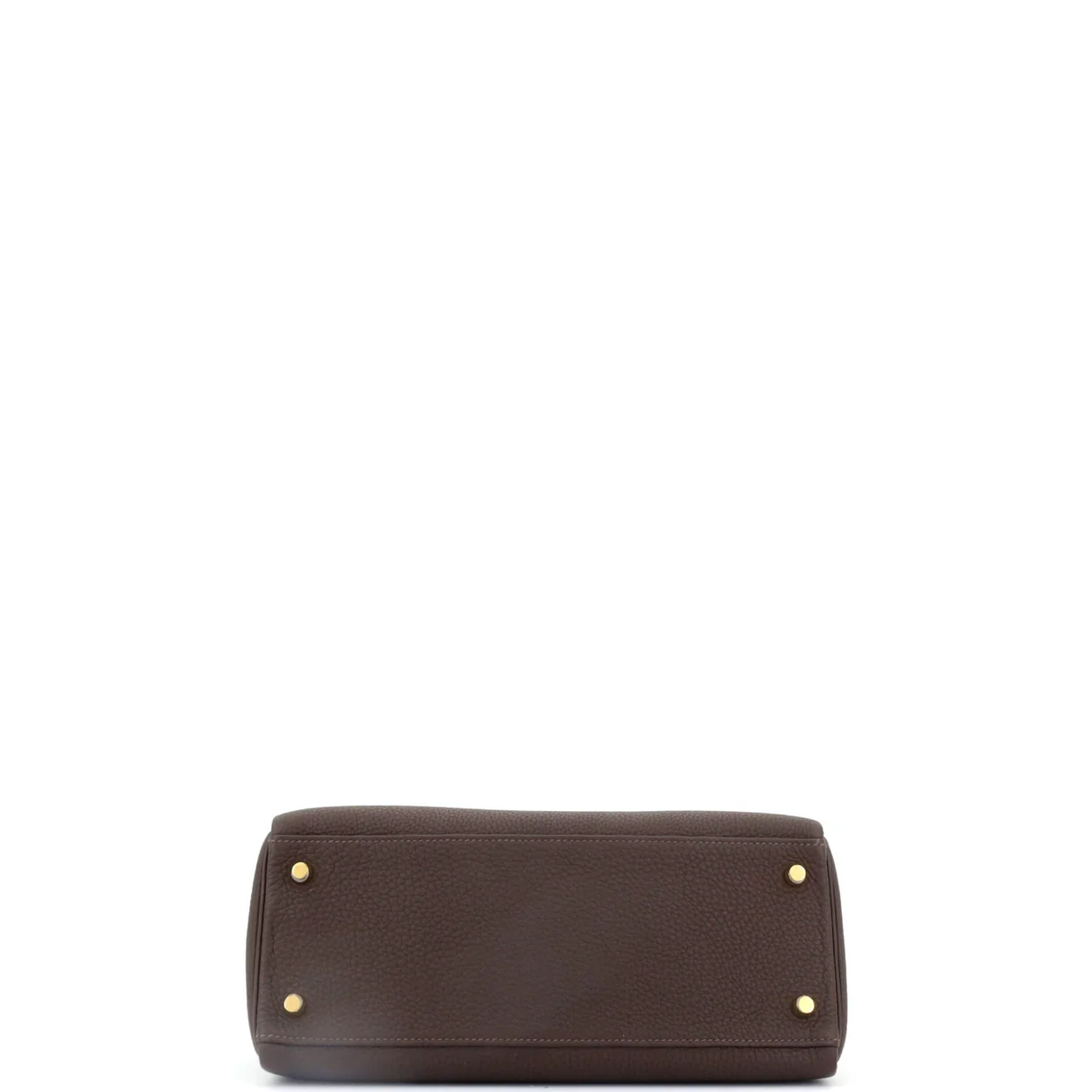 Kelly Handbag Havane Togo with Gold Hardware 28 - Deep Luxury