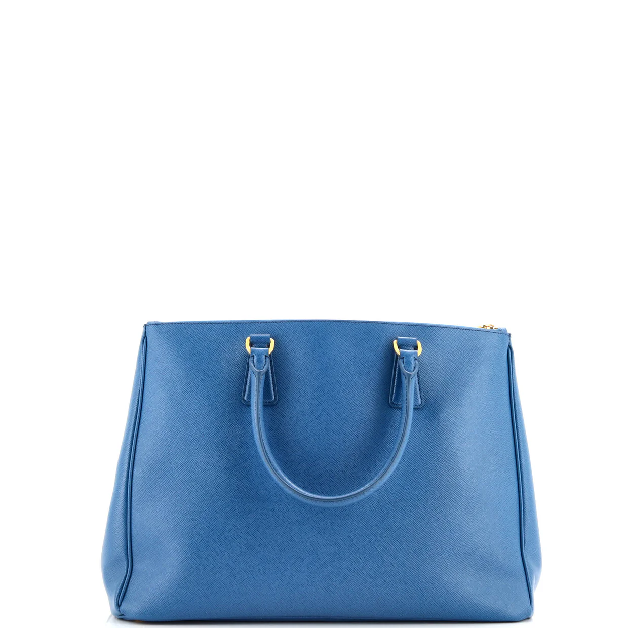 Double Zip Lux Tote Saffiano Leather Large - Deep Luxury