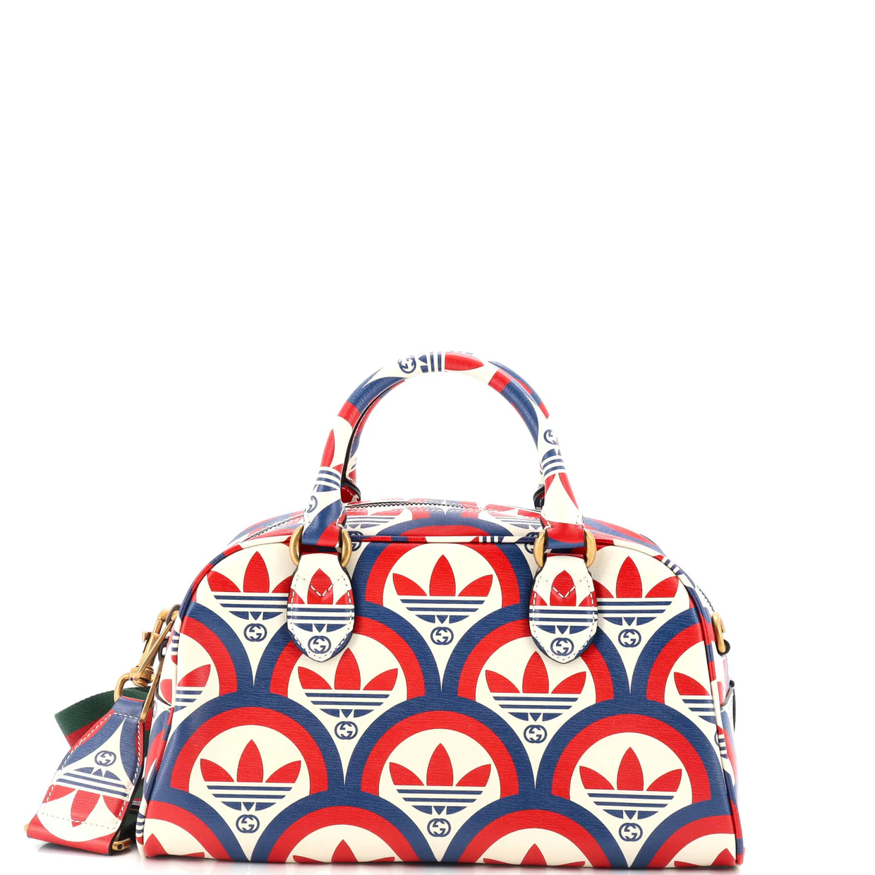 x adidas Duffle Bag Printed Leather Mini - Deep Luxury