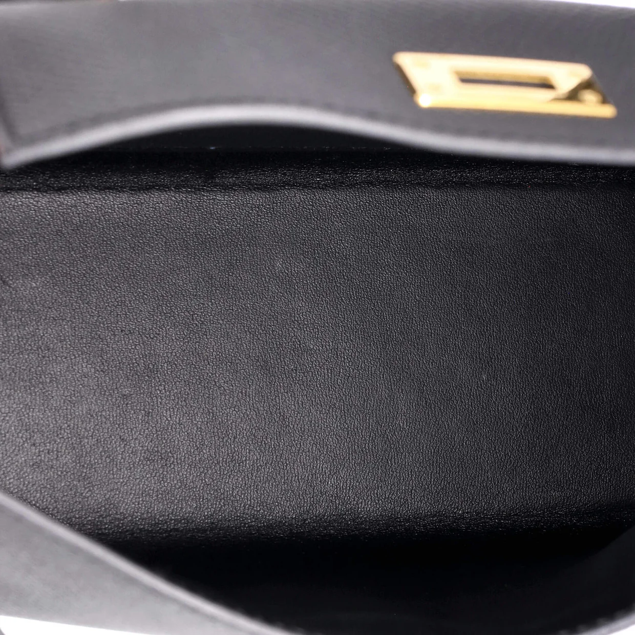 Kelly Mini II Bag Noir Epsom with Gold Hardware 20 - Deep Luxury