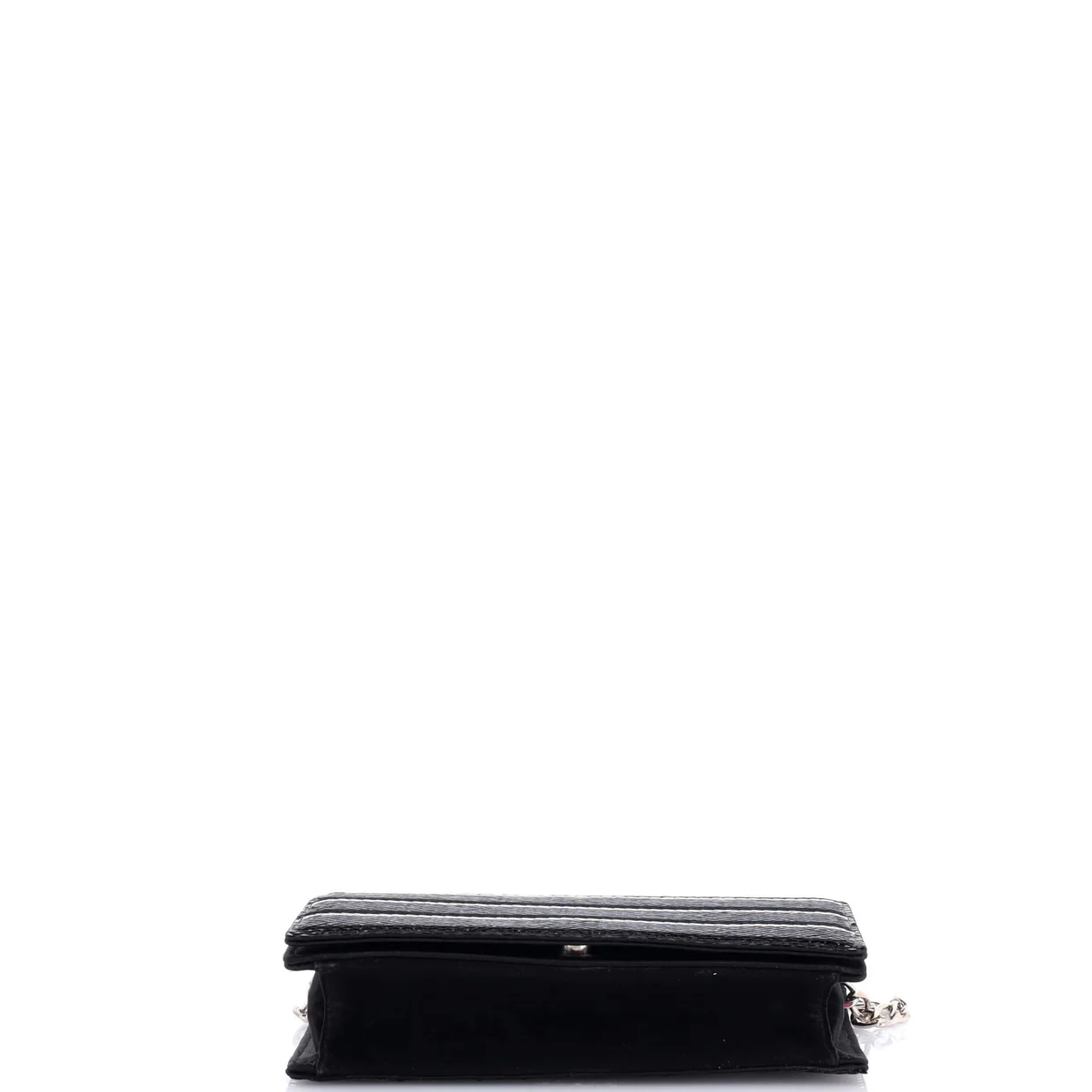 Baia Chain Flap Bag Sequin Embellished Leather Small - Deep Luxury
